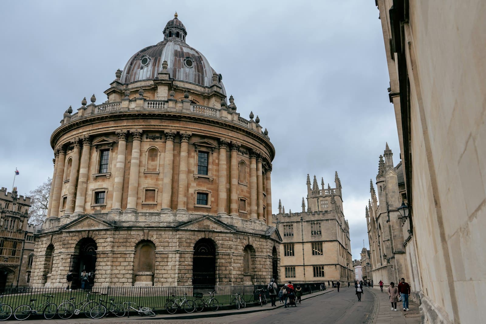 Oxford — Radcliffe Camera and All Souls College spires